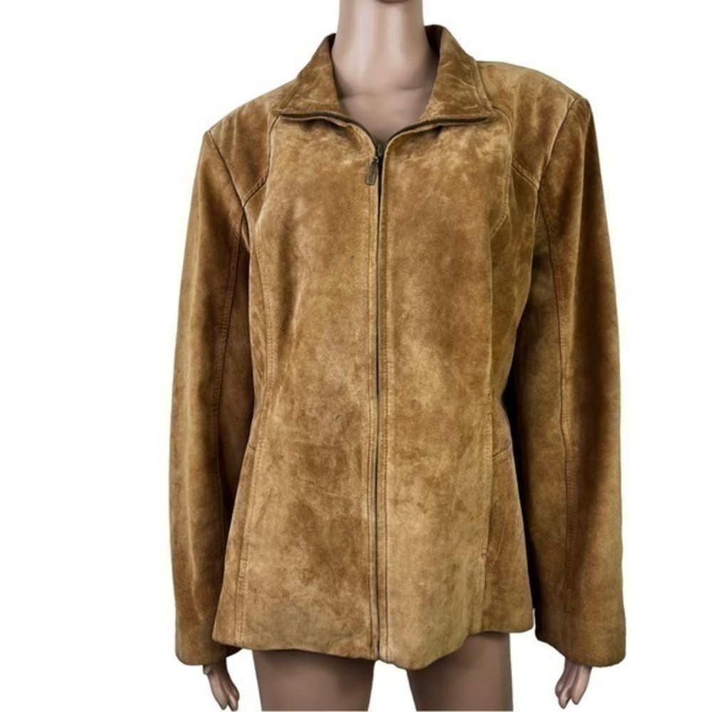 Preston & York Women's Brown Jacket 100% Leather Size XL